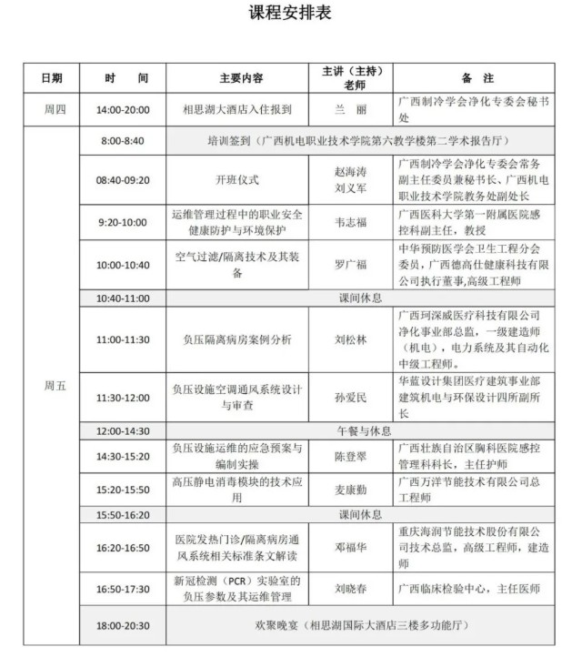 医院负压设施运维管理培训班（感控专场）暨抗疫科普进校园巡展活动盛大举办6